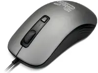 KlipX mouse con sensor optico USB 1000/1600 dpi- ambidiestro